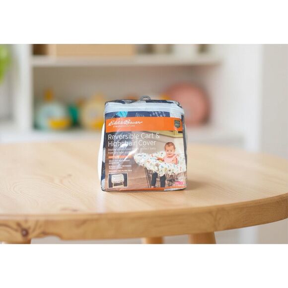 NIP Eddie Bauer Reversible Cart & Highchair Cover - Picture 4 of 5